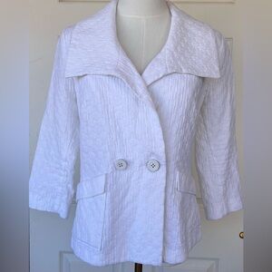 Cabi Brand‎ Women’s Double Breasted Blazer White Medium